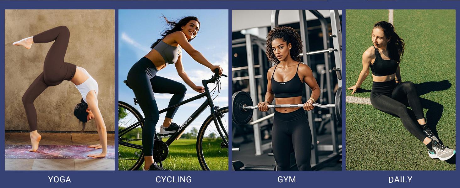 High Waist Yoga Leggings for Women - Full Length Buttery Soft Workout Stretchy Yoga Pants Pack of 1