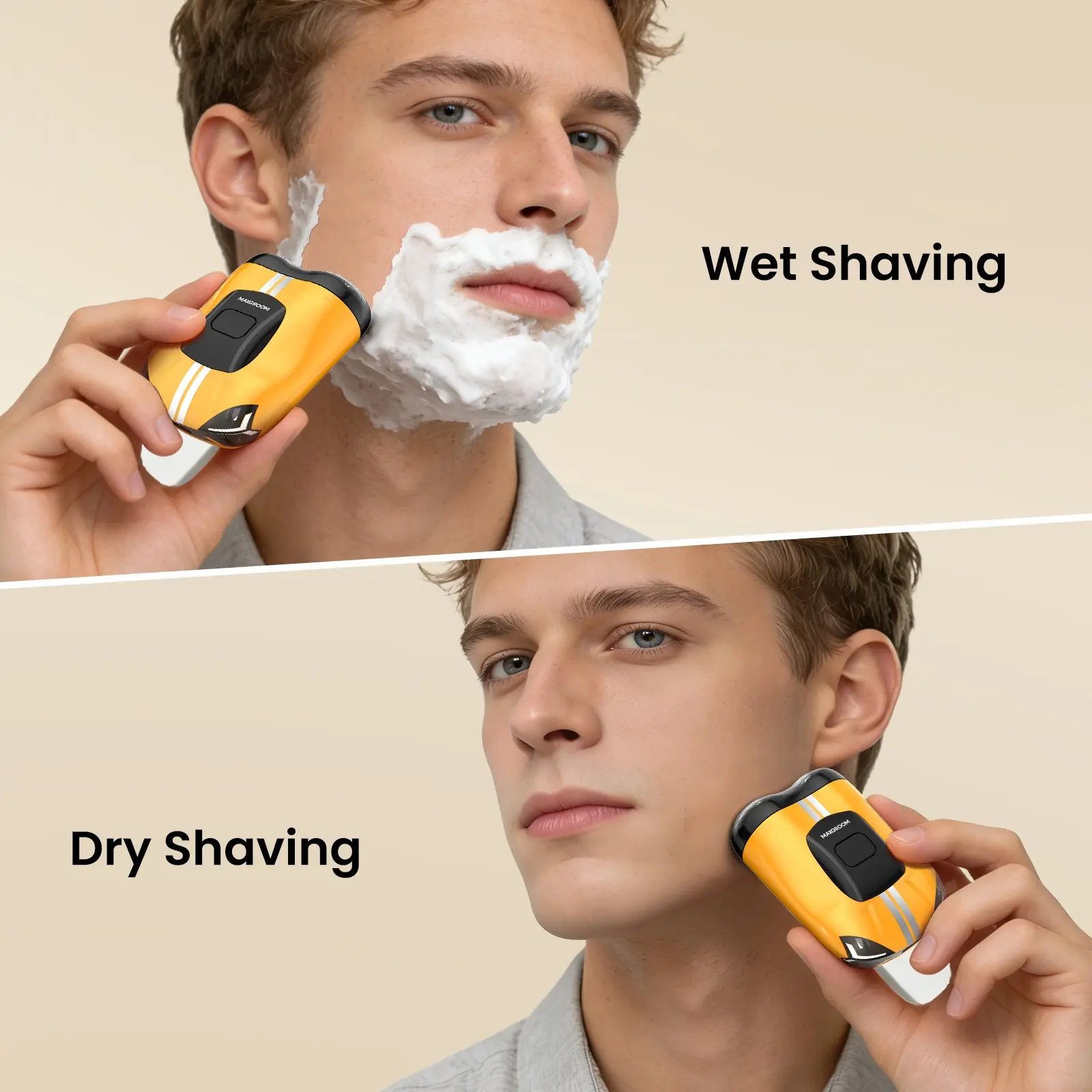 Maxgroom Razor Blade, Ipx7 Waterproof, Easy Cleaning, Dry/wet Use, Long Battery Life, Magnetic Detachable, Lightweight, Travel Safe Lock, Waterproof Shaver