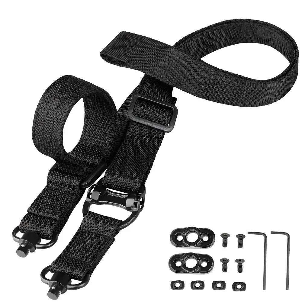 Durable and practical two-point quick-adjustable load-bearing shoulder straps, anti-slip quick-release rotating buckles, suitable for backpacks and other equipment, unisex.