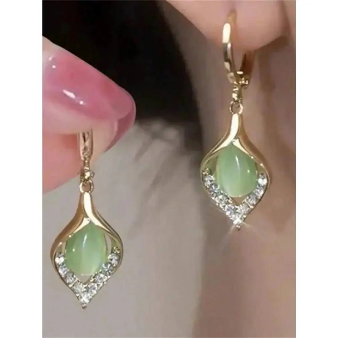 Stainless Steel Water Drop Drop Earrings - Dainty Elegant Fashion Jewelry with Exquisite Finish & Chic Look, Ideal for Party & Daily Wear, Perfect Birthday Gift Accessory