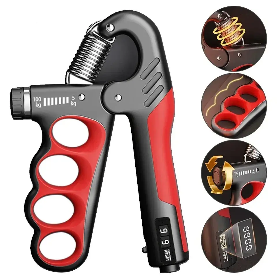 Adjustable Grip Strength Trainer, Forearm Strengthening Hand Gripper, Muscle Exercise Tool, Adjustable Resistance for Fitness Training