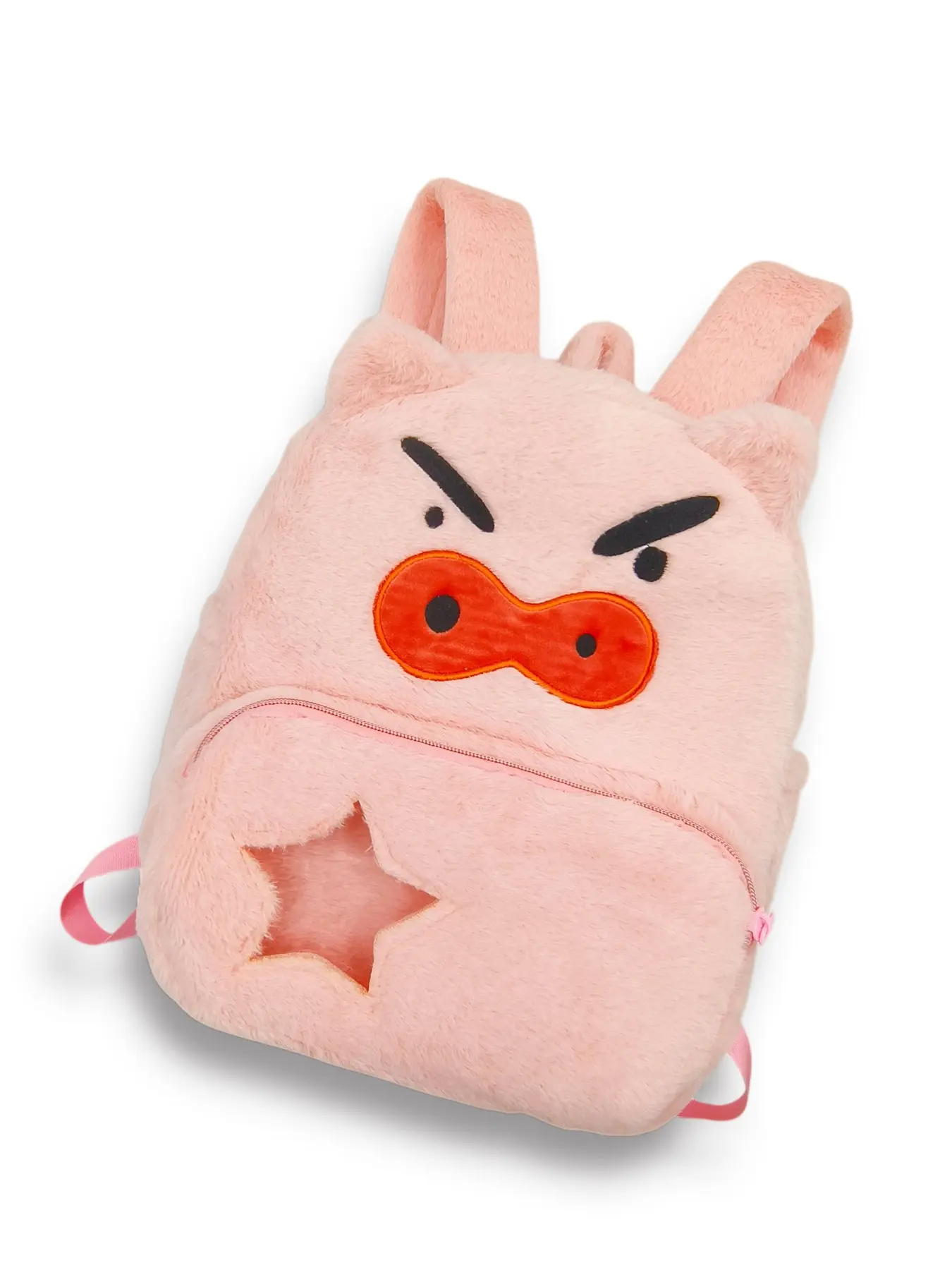 Cute Pig Plush Backpack, Adorable Student Bookbag, Fashionable Women's Bag, Casual Outdoor Storage, Perfect Birthday Gift, Adorable Design