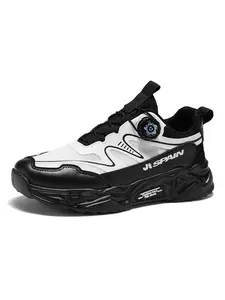 Men's Casual Sports Shoes, Four Seasons New Design, Rotatable Laces, Comfortable Outdoor Running Walking Shoes, Breathable Soft Sole