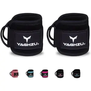 Women's Ankle Straps with Double D-Ring Attachment for Cable Machines - Glute Kickback, Wrist Cuffs, Leg Training Gear for Home/Gym - Targets Glutes, Inner/Outer Thighs, Improves Mind-Muscle Connection