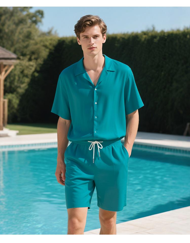 2026 Summer Cross-Border Amazon 3D Sports Set: Thin Shorts, T-Shirt, Short-Sleeve Casual Sports Shorts and Short-Sleeve Top