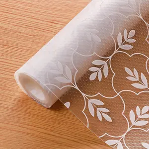 Shelf Drawer and Cabinet Liner, Washable Oil-Proof Leaf Shelf Liners for Kitchen Cabinets, Shelves, Refrigerator, Non-Adhesive Drawers Mats(11.8" W x 118" L)
