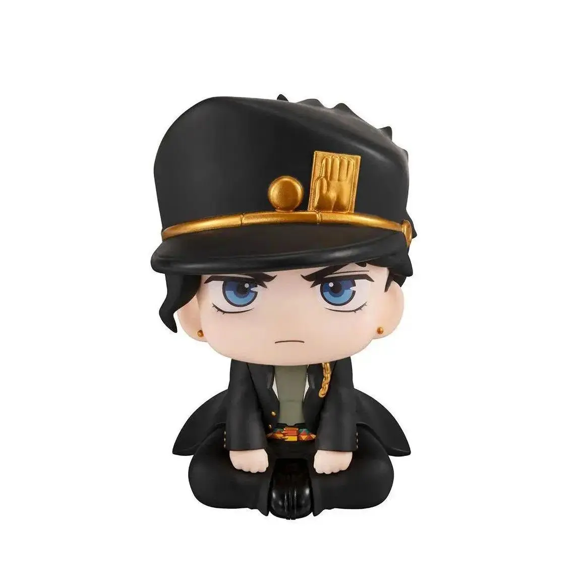 Cute Q-Version Jotaro Kujo PVC Collectible Statue - Jojo's Bizarre Adventure Anime Model Toy, Comics Themed Decor for House Decoration, Gift for 12+ Years Above to Support Children Development, Video Games
