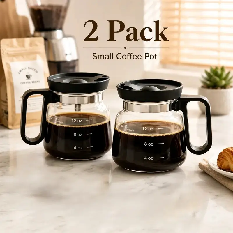 Tiny Brew Coffee Mug with Lid 16oz Glass CreativeCup,Coffee Lovers' Top Choice, Dimensions: 4.9inchestall, 3.8inches wide, Includes Coaster, Ergonomic HandleDesign,a little surprise for your loved one Father's DayGift,dealsfor you,mid year sale