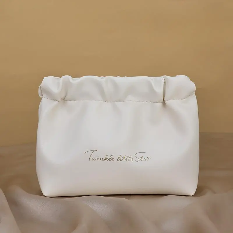 Portable Data Cable Storage Bag, 2 Counts/set Mini Automatic Closing Bag, Lipstick and Change Storage Bag, Makeup Bag, Travel Toiletries Bag