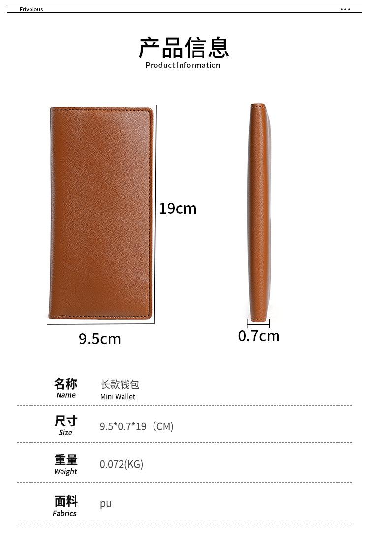 10 Card Slot Slim Long Wallet for Men – RFID PU Leather Bifold with Hidden Cash Compartment, Minimalist Lightweight Wallet for Everyday Carry, Trendy Design la