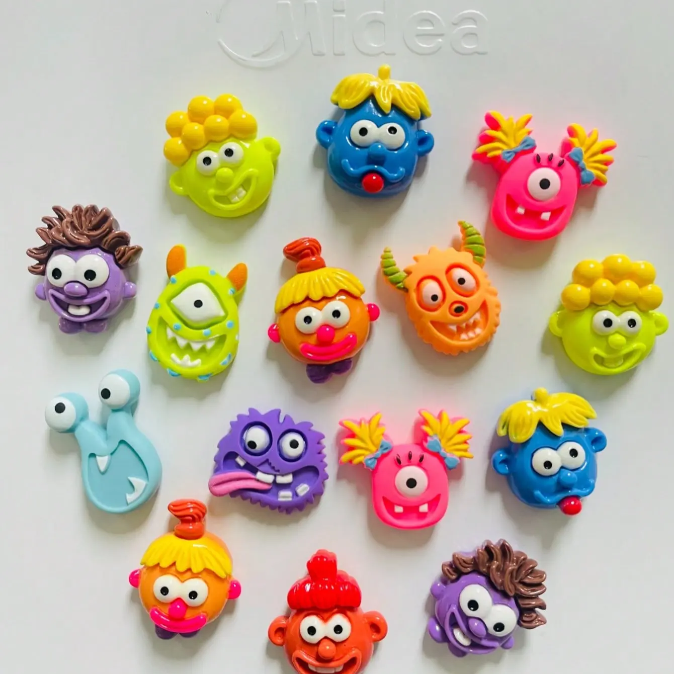 10pcs Funny Monster Cartoon Magnet Stickers, 3D Magnetic Refrigerator Pads, Creative Adorable Magnets for Fridge, Whiteboard, Iron Cabinet, Indoor Decor, Holiday Gift