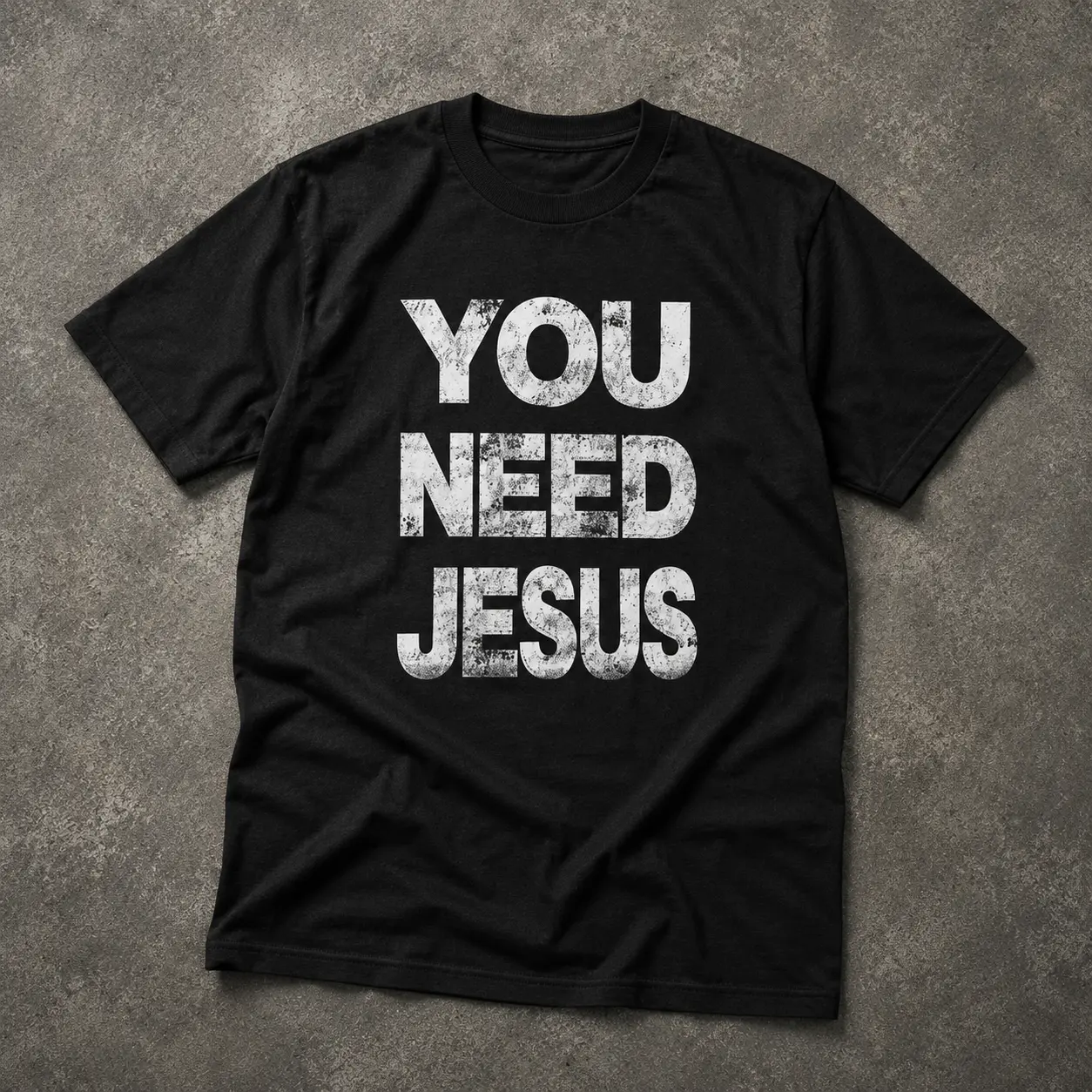 Women's Vintage Christian Graphic Print Pure Cotton Short-Sleeve T-Shirt, Casual Black Top
