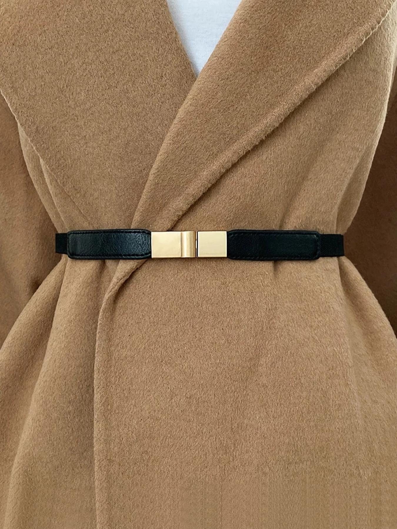 Women's 1 Piece Minimalist Skinny Casual Dress Belt