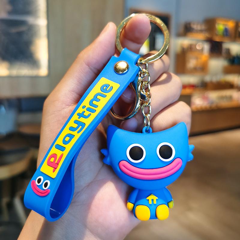 Cartoon Poppy Keychain Cute Car Key Chain Bag Pendant