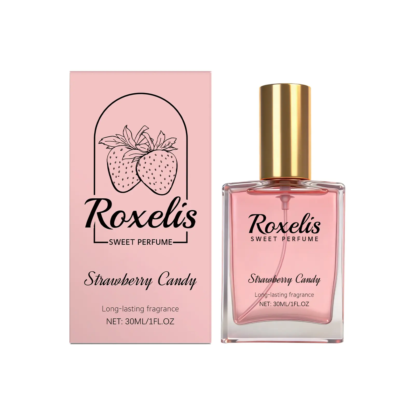 Strawberry Candy Sweet Fragrance Natural Fruity Aroma, Fresh And Sweet, With A Touch Of Girlie Charm. Ideal For Daily Outings, Commuting, And Carrying Around.