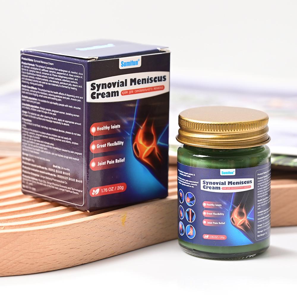 Sumifun Synovial Meniscus Cream 50g - Herbal Joint & Muscle Relief for Comfort & Flexibility - Healthcare Therapy arnica con diclofenac oy naproxen o joint protection bee venom joint relief cream