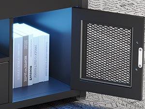 Sikaic 40in Lift Top Coffee Table Black