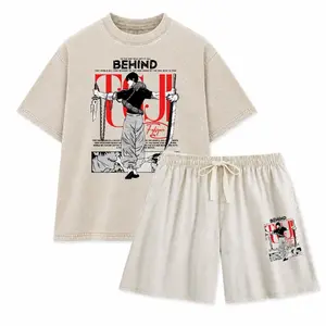 Jujutsu Kaisen Toji Fushiguro Interesting Careers Design Pre-Shrunk Batik Cotton Oversize Unisex T-Shirt, S-5XL Washed Streetwear Menswear Gift Tee, TV Show-Inspired Outfit