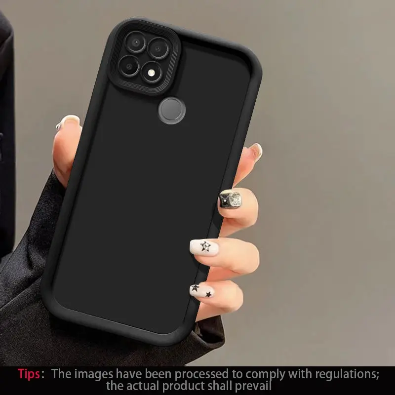 For Realme C21 phone case anti drop protective cover, luxurious candy frosted soft shell, durable protective cover, slim design, fashionable accessories, matte color case, durable and lightweight design,