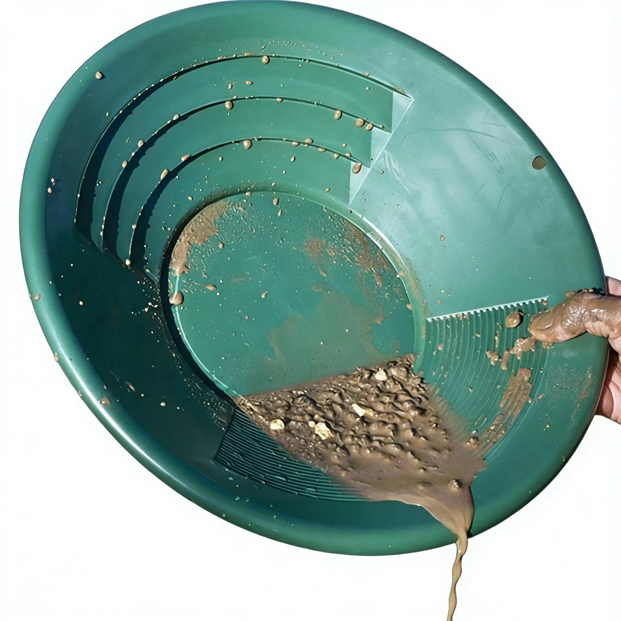 15-Inch Plastic Gold Sifting Pan Tool, Durable Thickened Material, Ideal for Gold Prospecting Equipment, Mining Exploration, River Gold Panning, Beginner & Enthusiast Use