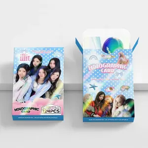 124 Laser Cards Girl Group New Album MAMIHLAPINATAPAI Flash Cards Star Stickers LOMO Greeting Cards Support Gift