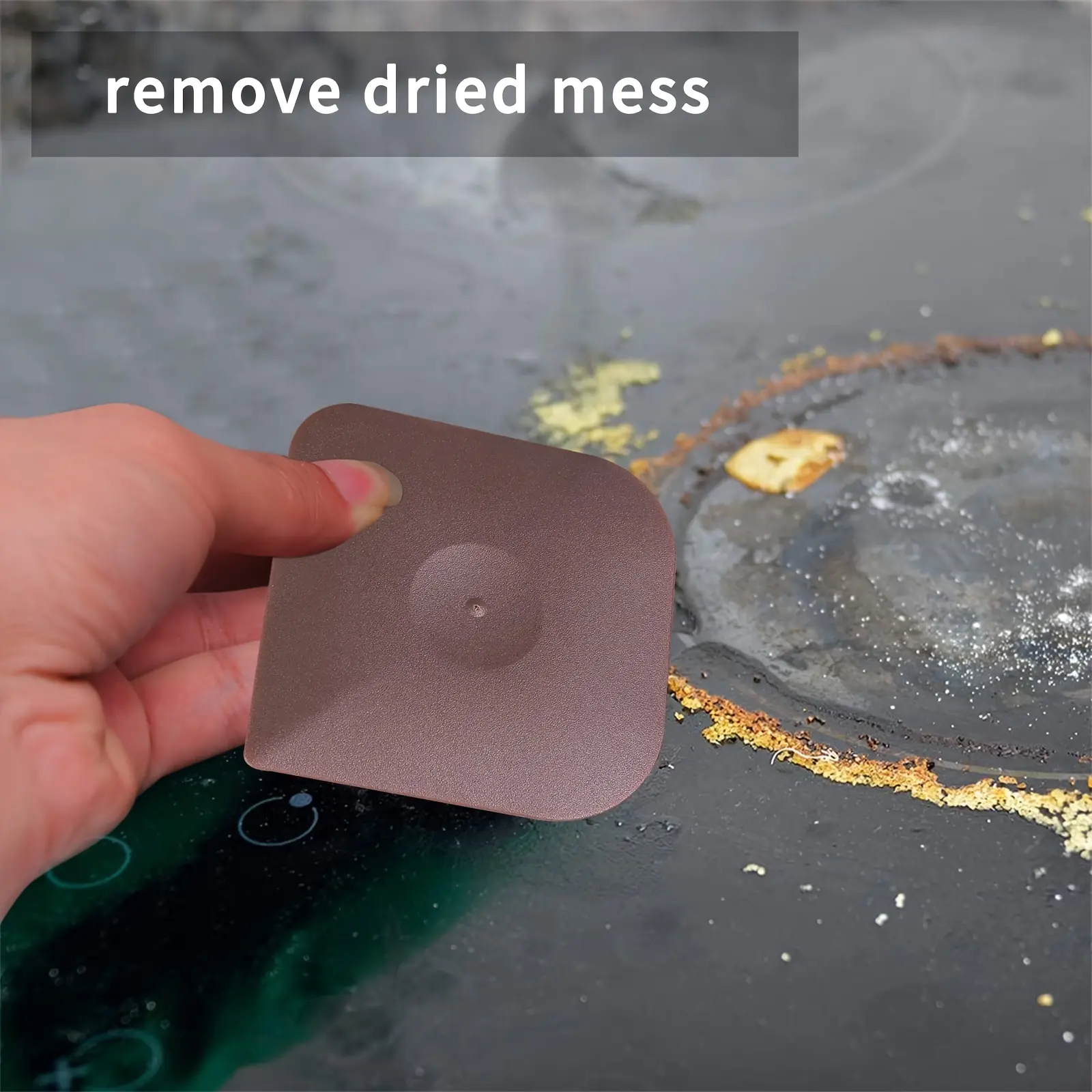 1pc pot scraper, dishwasher tool kit, cleaning scraper, plastic pot scraper, iron pot scraper washer, used for cleaning grease, kitchen scraper, Pot Scrubber