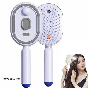 Electric Spray Massage Comb (2026 Model), Self-Cleaning & Anti-Tangle, Suitable for All Hair Types, Home Spa, Styling, Detangling