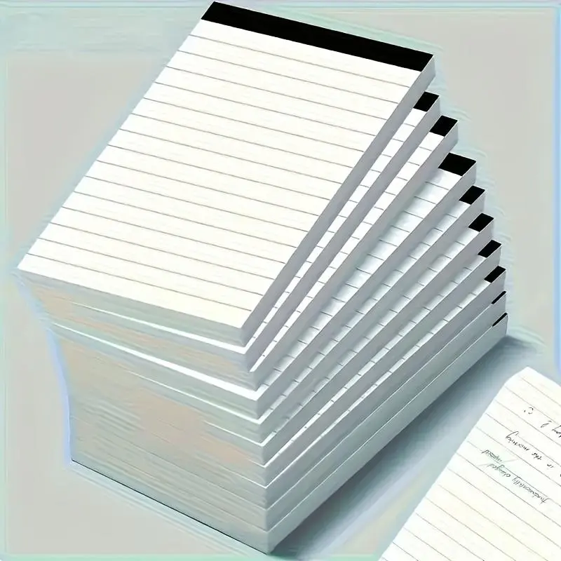 5-Pack Mini Pocket Lined Memo Pads, 3x5 In Convenient Size, 30 Pages Each, Neat Writing Office Stationery Supplies for Study & Versatile Use Note-Taking