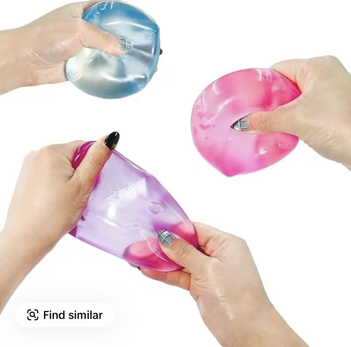 Squishy Toys, Stress Cubes, Fidget Toys, and Stress Balls for Kids and Adults-Squeeze Squishies for Anxiety and Stress Relief, Ice-Themed Squishy Cubes, Sugar Balls, and Sensory Toys.Nice Cube Cubes with Box