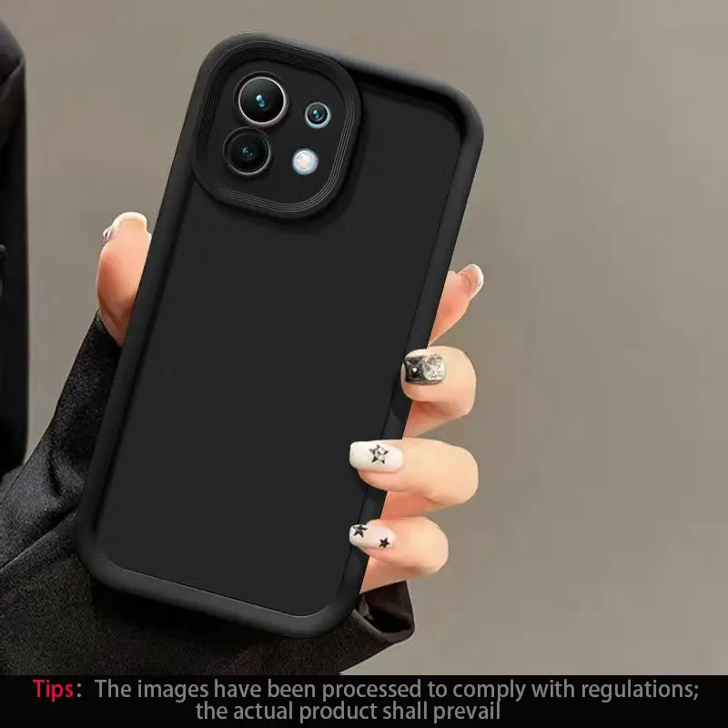 For Xiaomi 11 Lite 5G/Xiaomi 11 Lite 5G NE phone case anti drop protective cover, luxurious candy frosted soft shell, ideal for daily use, durable protective cover, slim design, fashionable phone accessories, matte color phone case