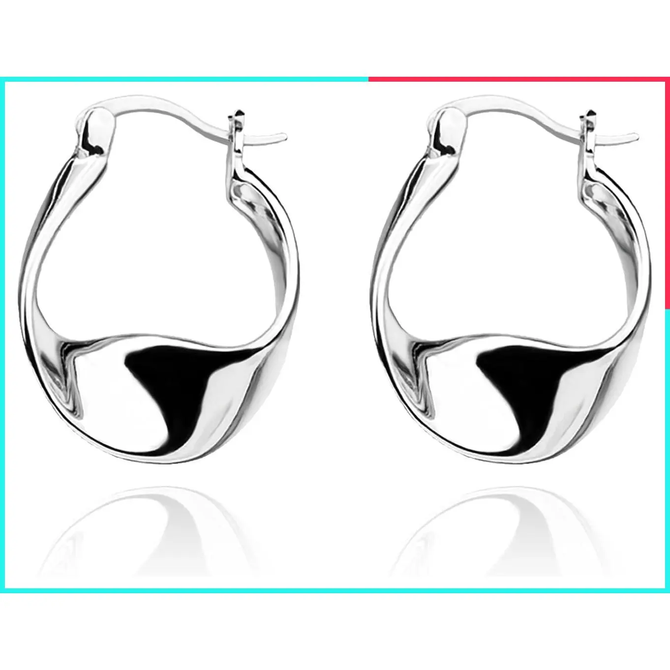 925 Sterling Silver Hoop Earrings for Women - Small Huggie Style, Lightweight Chunky Hoops, Hypoallergenic Nickel-Free, Elegant Everyday Jewelry, Dainty Silver Earrings Gift