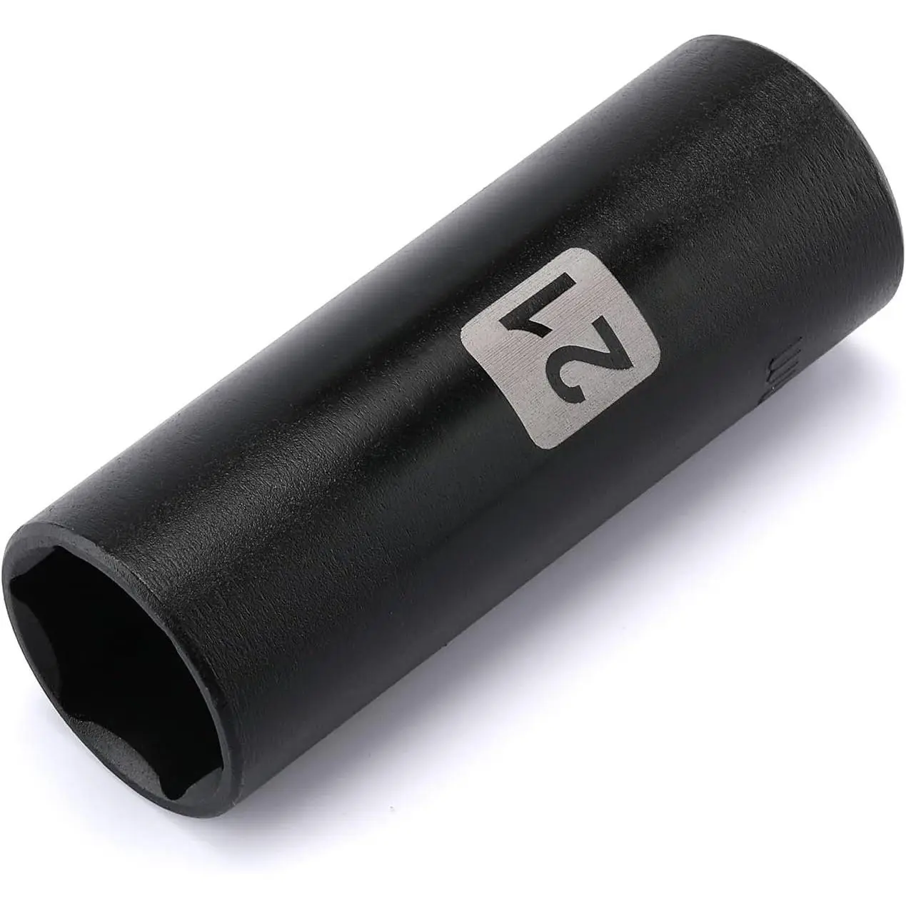 1/2-Inch Drive Deep  Socket, 21mm, CR-V, Metric, 6 Point, Deep