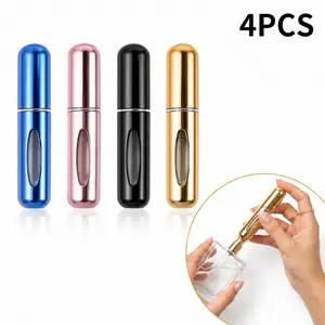 Portable Refillable Perfume Atomizer Bottle, Bottom Press Pump Travel Spray for Fragrance, Cologne, Purse & Daily Use, 1PCS