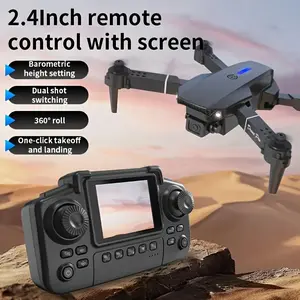 2026 Popular E88PRO Dual Camera Dual Battery Aerial Photography Beginner Drone Foldable Quadcopter Christmas Gift