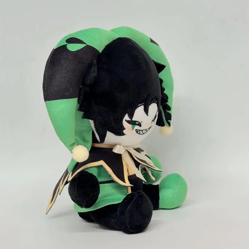 2026 Pierrot Harlequin The Freak Circus Plush Toys Peluche Doll Green Black Soft Stuffed Toy Collectible Fan Kid Birthday Gift