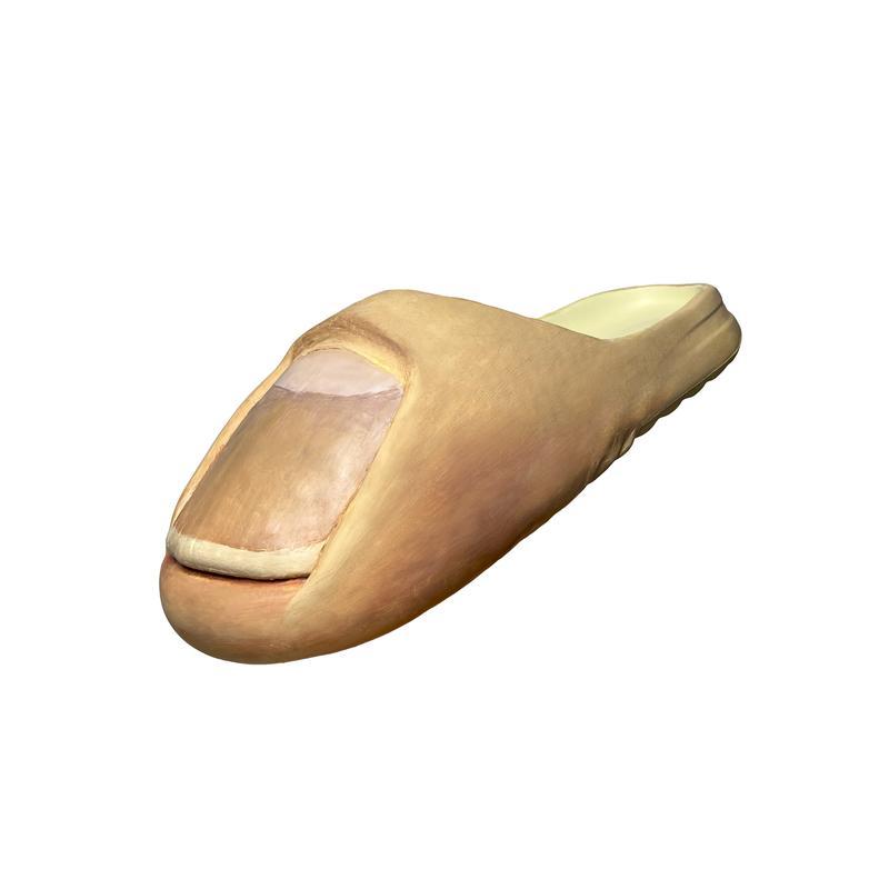 Funny Big Toe Slippers Quirky Fun Prank Bizarre Design Fun Prank Valentine’s Day Gift Cozy Indoor Slippers for Men and Women