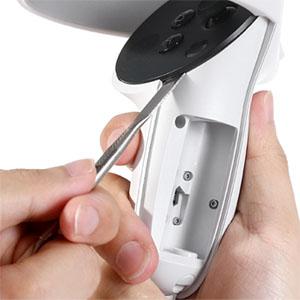 4 Pack Joystick Replacement Kit for Oculus Quest 2 Controller, 31 in One Repair Kit for Meta Quest 2 Controller, Include 4 Thumb Sticks, 4 Thumbstick Grips, 18 Screws, 2 T5 Screwdrivers and More