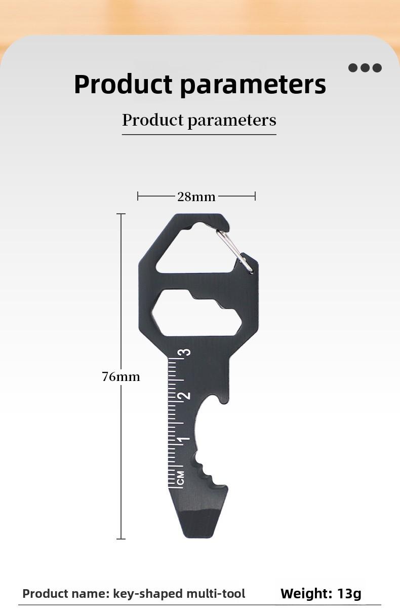 Card-type EDC tool card multifunctional pendant mini tool
