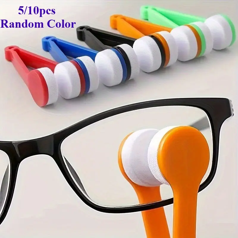 Creative Multi-Function Mirror Cleaning Cloth, Portable Non-Damaging Lens Design, Reusable Eyewear Cleaner, Eyeglass Cleaner, Screen & Glass Wipes