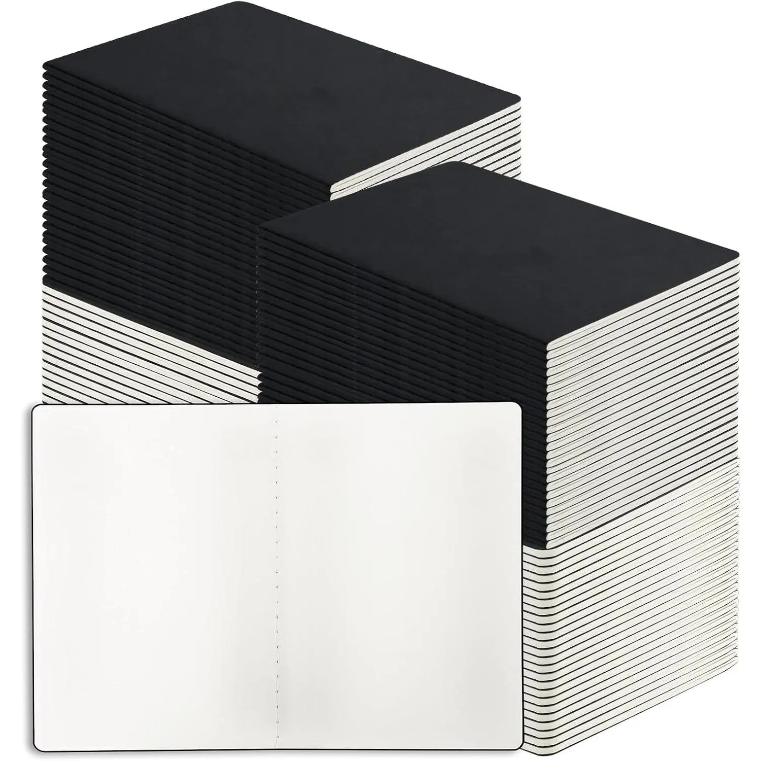24 Pack A5 Blank  Notebooks 8.3"x5.5" 60 Pages for Writing