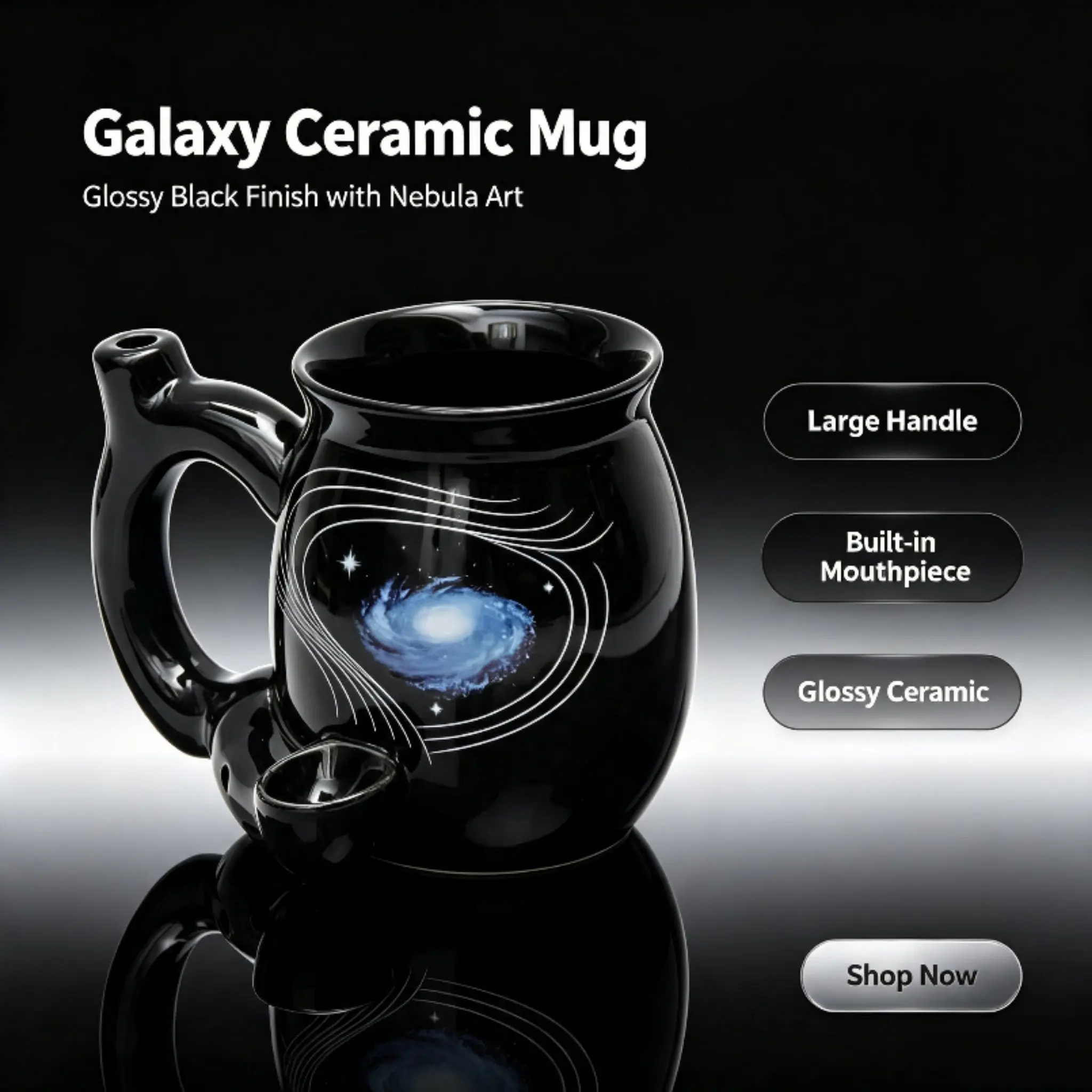High-Temperature Ceramic Mug, Coffee Cup, Beer Cup, Milk Breakfast Cup, Gift Cup, Home Water Cup, Unique Design, Durable Material