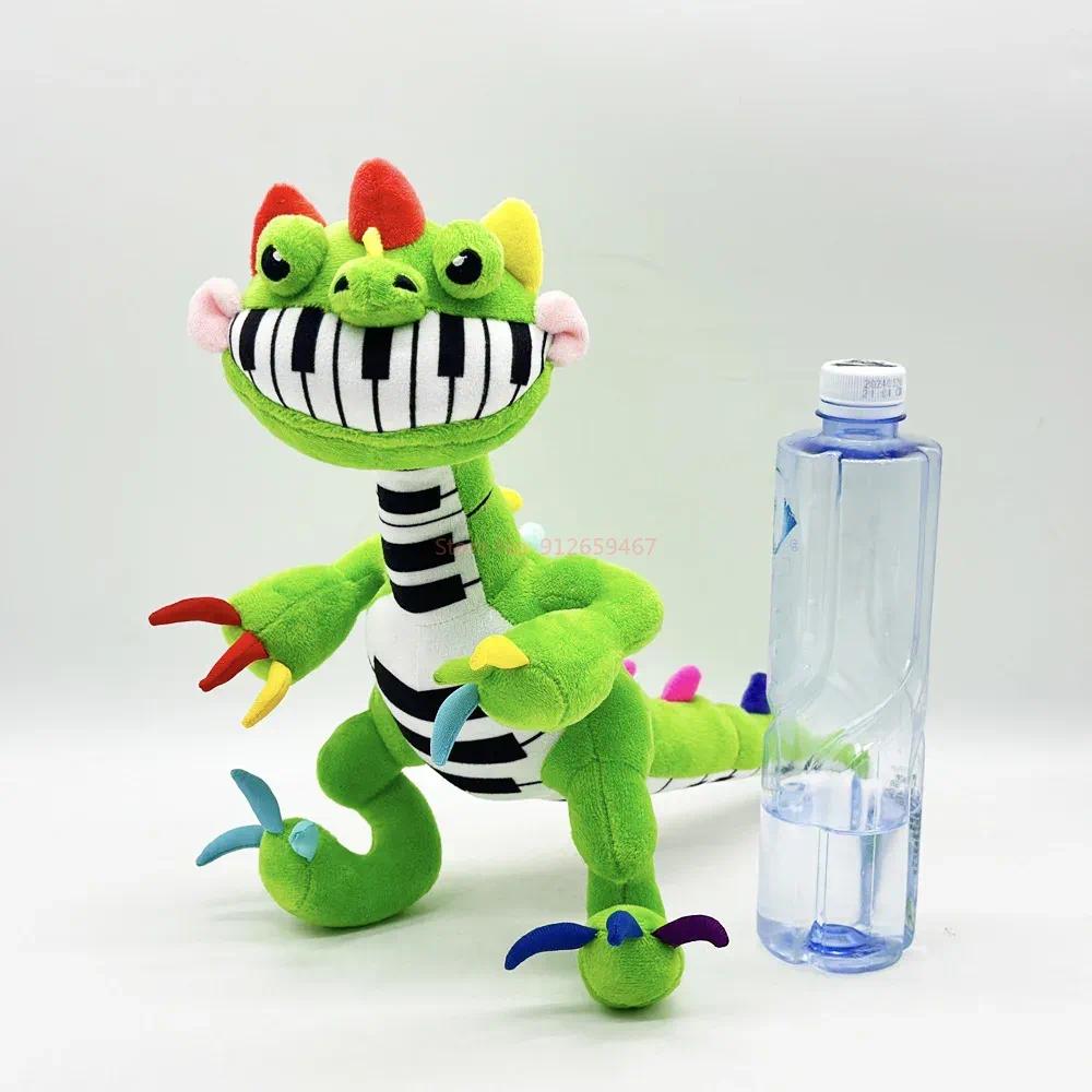 Poppy Playtime Chapter 4 Pianosaurus Plush Toy, Soft Green Piano Dragon Stuffed Doll, Cute Nightmare Critters Plushie Gift for Fans & Kids