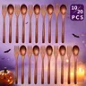 Japanese Wooden, Reusable Eco-Friendly Natural Wood Cutlery, Handmade Cooking, Stirring & Eating Utensils, Tableware, 10/20 Pieces