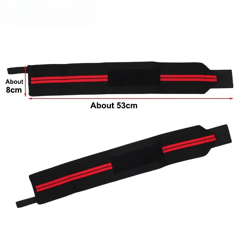 1 Pair Adjustable Bandages Weightlifting Wristbands Wrist Protector Brace Support  Professional Sports