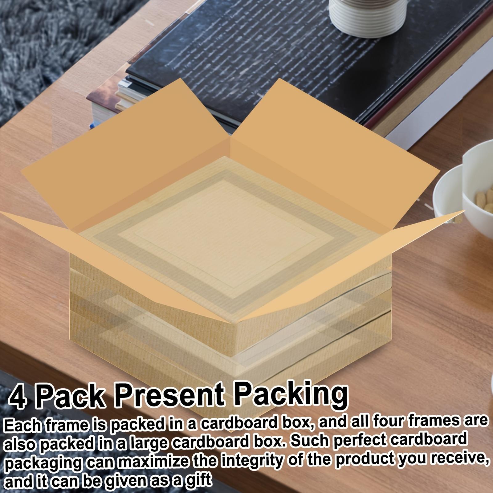 4pcs Changeable 8.5x11 Art Frames, Kid Art Picture Frame, Childrens Art Frames with Storage, Youngsters Art Frames Changeable, Artwork Frames for Youngsters Art, Front Opening Picture Display Frames