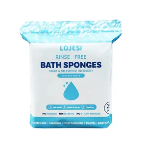 One-Use No-Rinse Shower Wipes Pack, Quick-Cleaning Ideal Choice, Suitable for Travel & Camping, Total Coverage Wet Wipes