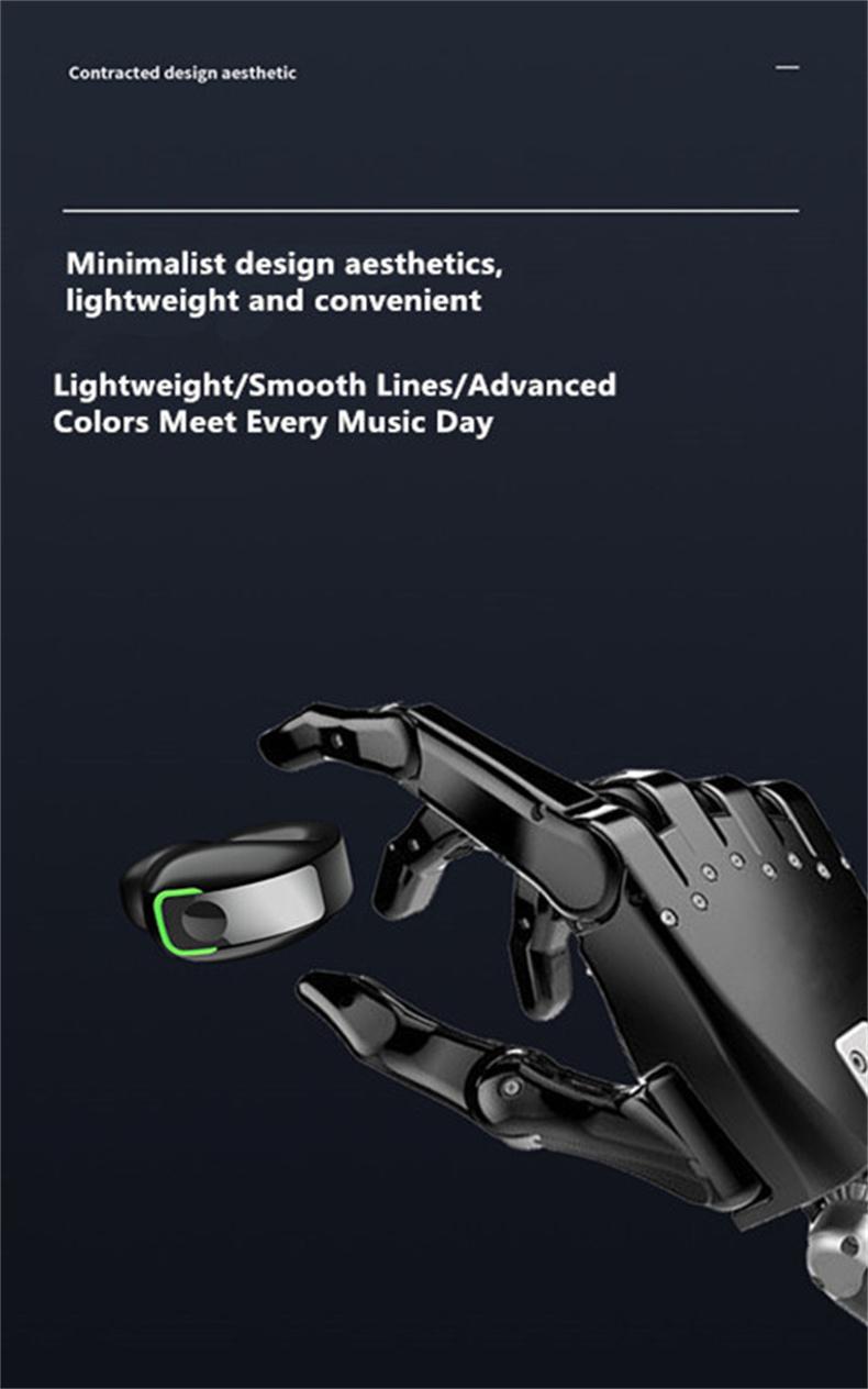 2026 Earphone Clip Wireless Bluetooth noise cancelling Headphone Bone Conduction Headset High Quality TWS Auriculares Sport  Canceling With Mic