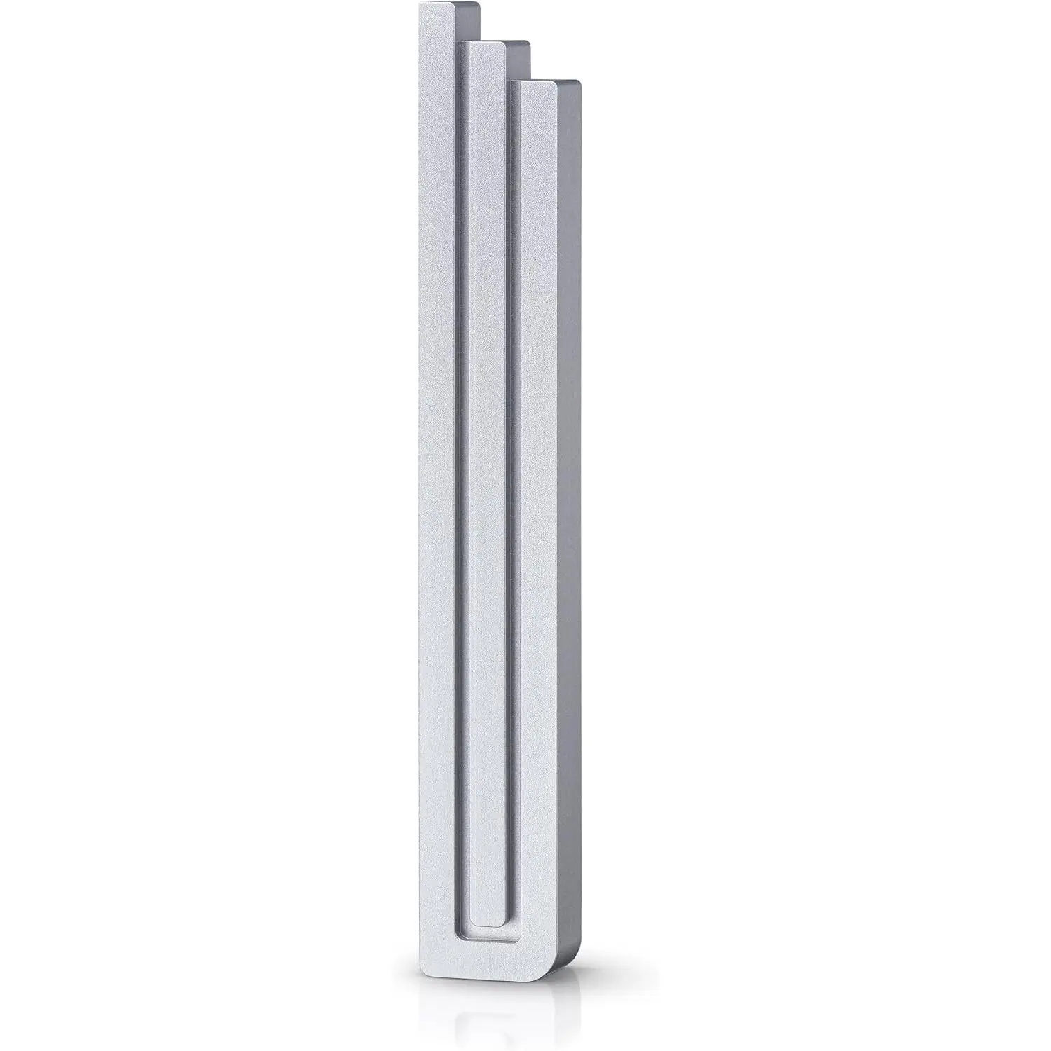 Shin-Shaped Silver Aluminum Case Fits up to 5-1/4" Scroll Easy Peel & Stick to Install Waterproof for Indoor Outdoor Use Home Blessing & Protection 1 Piece Silver