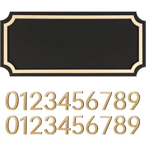 Outdoor Personalized House Numbers Address Plaques Signs for House Mailbox Apartment Office Classroom Hotel Garden, Includes Two Sets of 0-9 Numbers