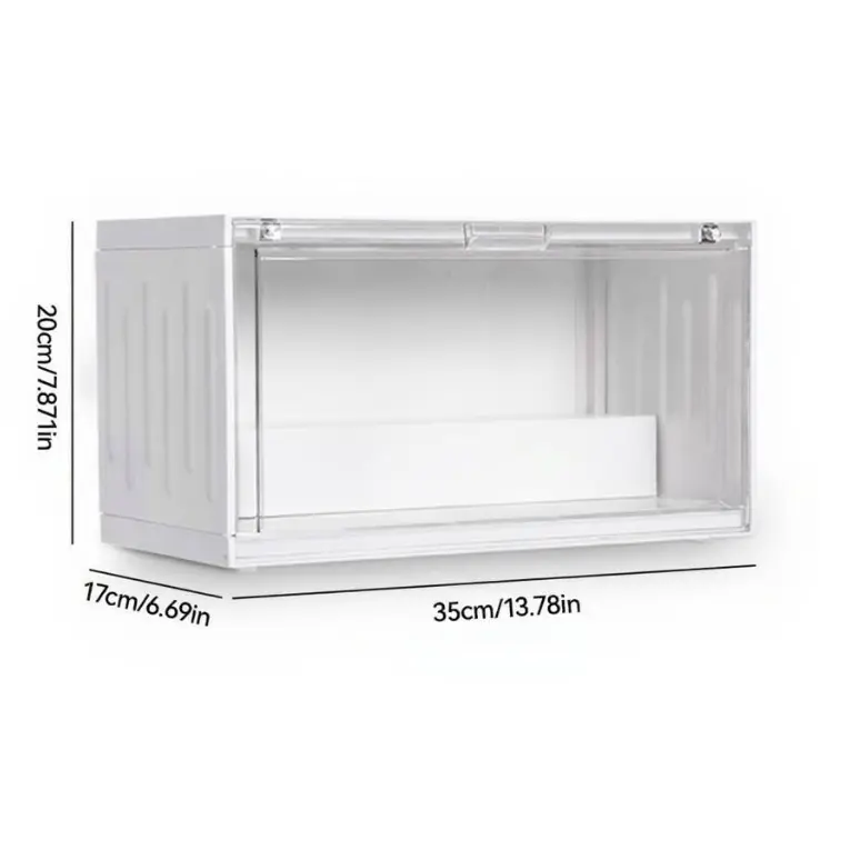 Storage display cabinet for Lego figurines, container hand-drawn figure storage box with no light strip, acrylic storage unit